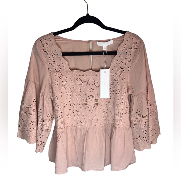 NWT Adyson Parker babydoll cotton top - Picture 2 of 8